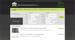 Desktop Screenshot of esecuzioniefallimenti.com